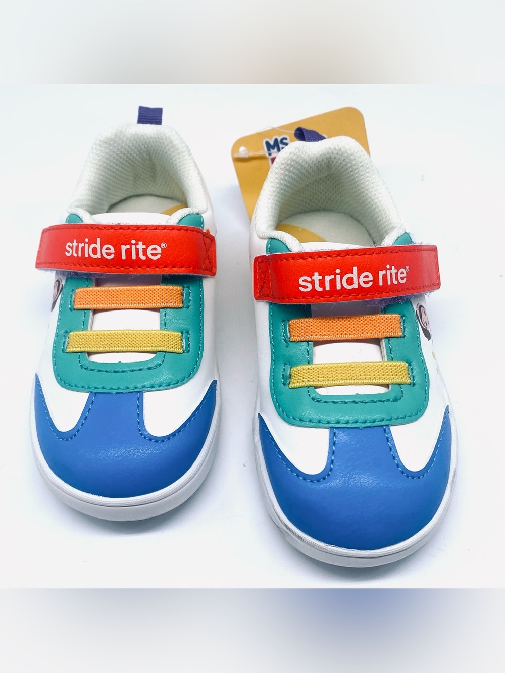 Stride Rite Blue, Teal & Red Toddler Sneakers